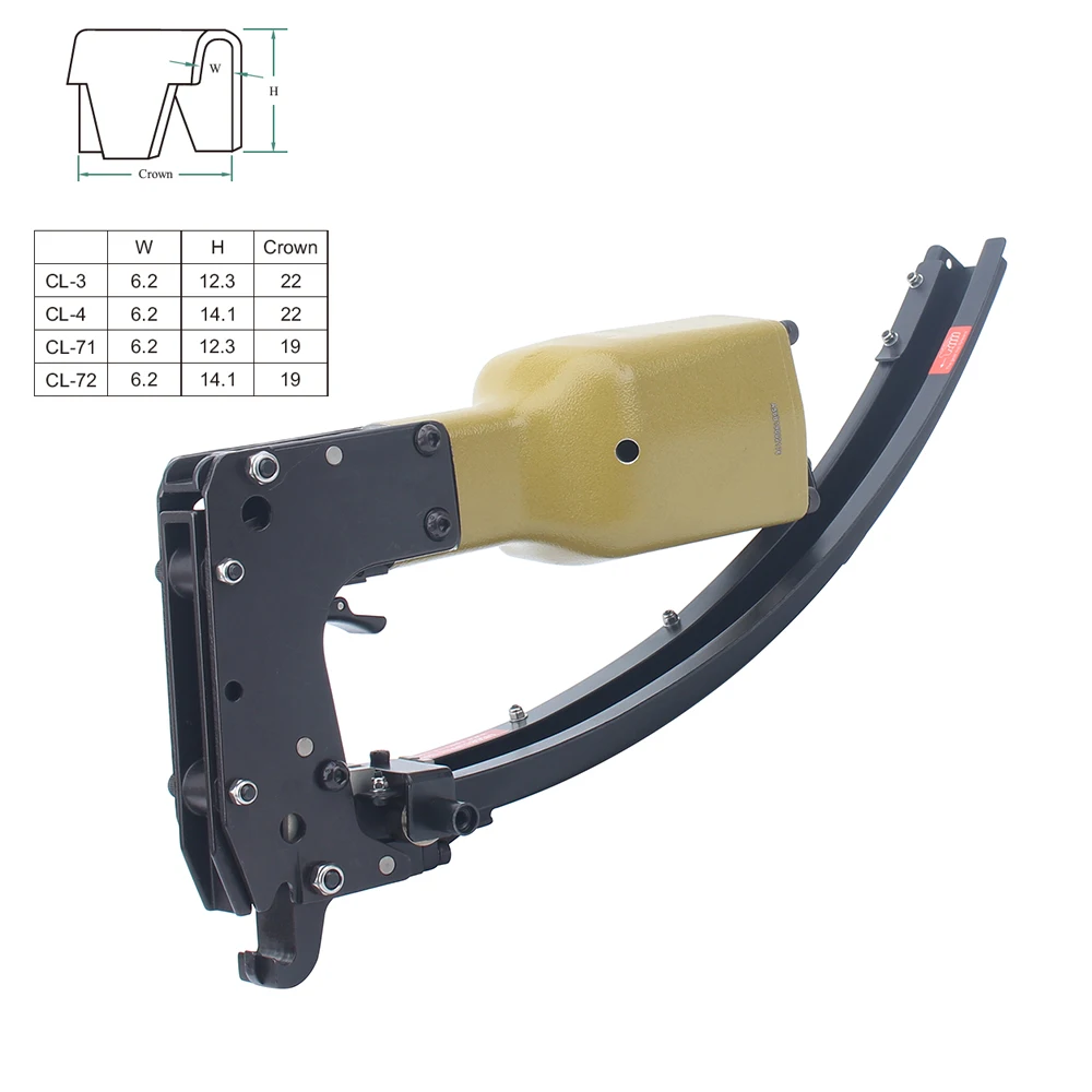 Meite M66B Professional Special Pneumatic Gun Clip Air Tool for Fix the Spring of Mattress/Sofa Clip Nailer
