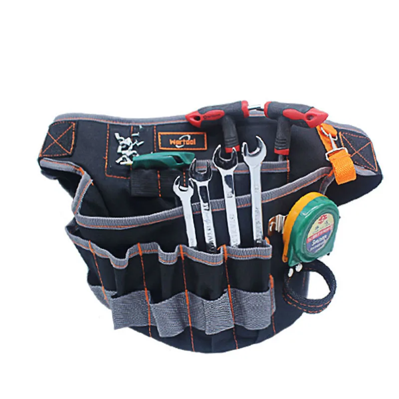 Multifunctional Magnetic Tool Belt Bag 600D Oxford Cloth Large-capacity High-altitude Working Tool Bag With 20Pcs Pockets