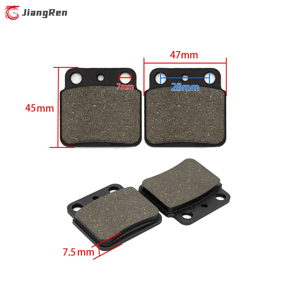 

Motorcycle Rear Brake Pad for SUZUKI LTZ400 LTZ 400 Quadsport 03-13 LTR450 LTR 450 06-12 LT250 LT250R LT 250 LT500 87-90