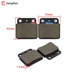 Motorcycle Rear Brake Pad for SUZUKI LTZ400 LTZ 400 Quadsport 03-13 LTR450 LTR 450 06-12 LT250 LT250R LT 250 LT500 87-90