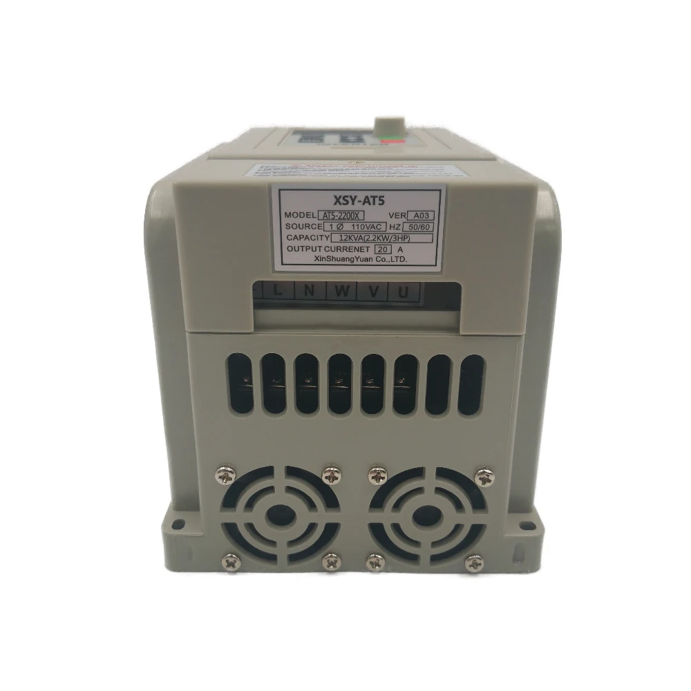 Imagem -03 - Conversor de Frequência Vfd 2.2kw com Entradas 1p 110v Saída de 220v