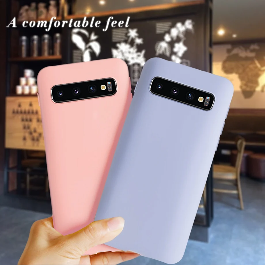 Phone Case For Samsung Galaxy S10 Plus S10E S 10 Plus S10 e S10Plus Case Cover Ultra Slim matte Soft Bumper Silicone Phone Cases