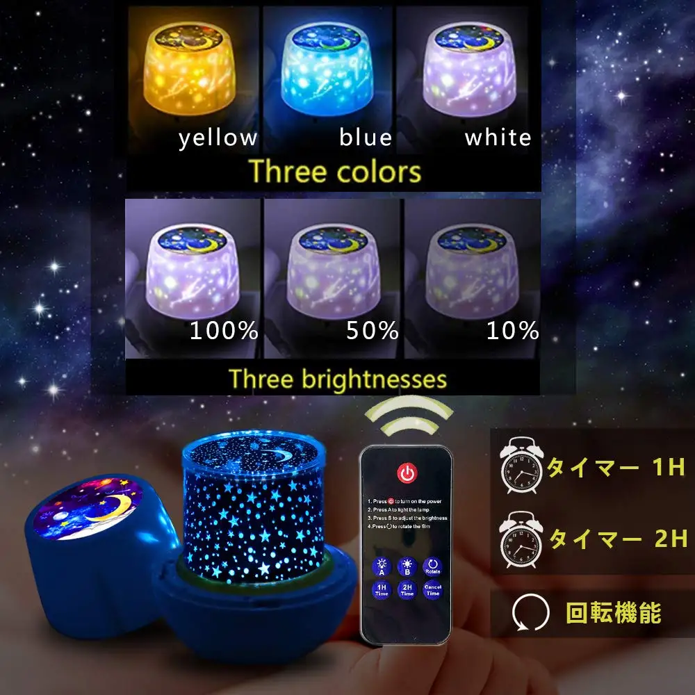 ใหม่ที่น่าตื่นตาตื่นใจ LED Starry Night Sky โปรเจคเตอร์โคมไฟดาว Cosmos Master เด็กของขวัญแบตเตอรี่ USB Night Light สำหรับเด็ก