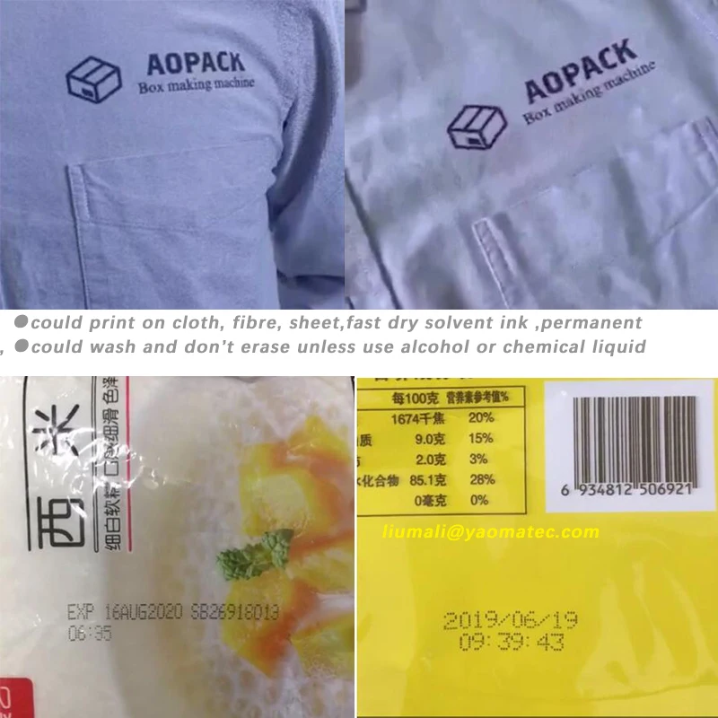 Imagem -05 - Impressora Portátil T1704k Impressão com Solvente Ecológico Rápido Cartucho de Tinta para Inseguro Altura 127 mm Peças