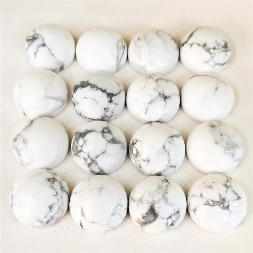 

2021 fashion top quality natural stone round shape cabochon 16mm beads for jewelry making 31pcs/lot Wholesale free