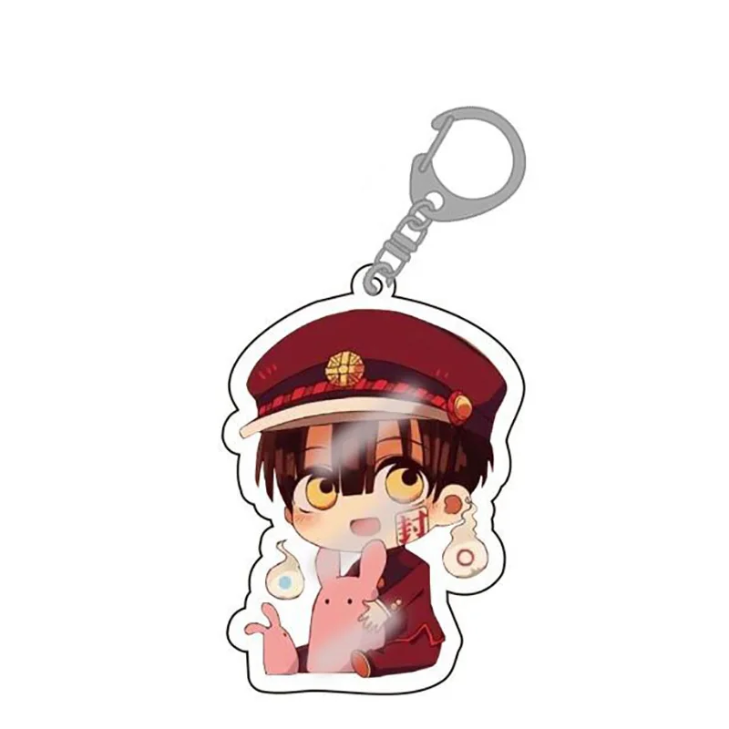 2020 Anime Toilet-bound Acrylic Keychain Toilet Bound Jibaku Shounen Hanako Kun Pendant Keyrings