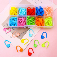 Mix Color Plastic Knitting Tools Locking Stitch Markers Ring Crochet Latch Knitting Tools Needles Clip Hook Set DIY Craft Sewing