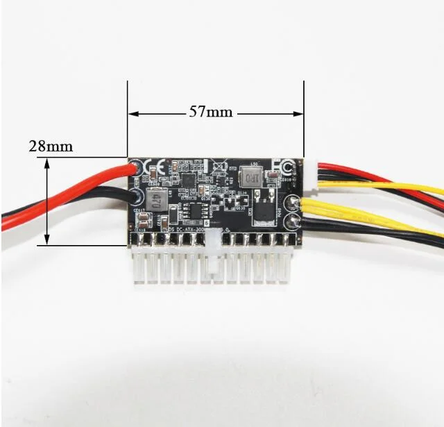 Wejście DC / 6pin 12V wysokiej mocy pico DC-ATX 300W ATX 24Pin mini ITX PSU pico dla komputer stancjonarny serwera sieciowego — zdjęcie produktu 3