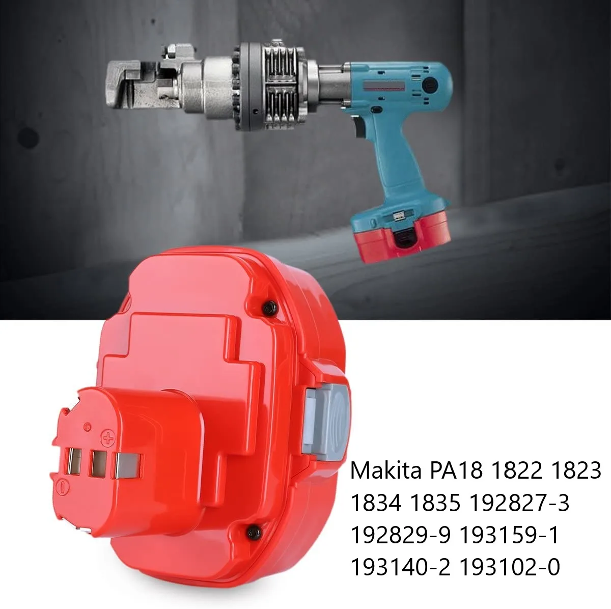 18V PA18 Recarregável 4500mAh Da Bateria ferramenta de Poder Para Makita 1822 1823 1834 1835 192827-192829-9 3 193159-1 193140-2 193102-0