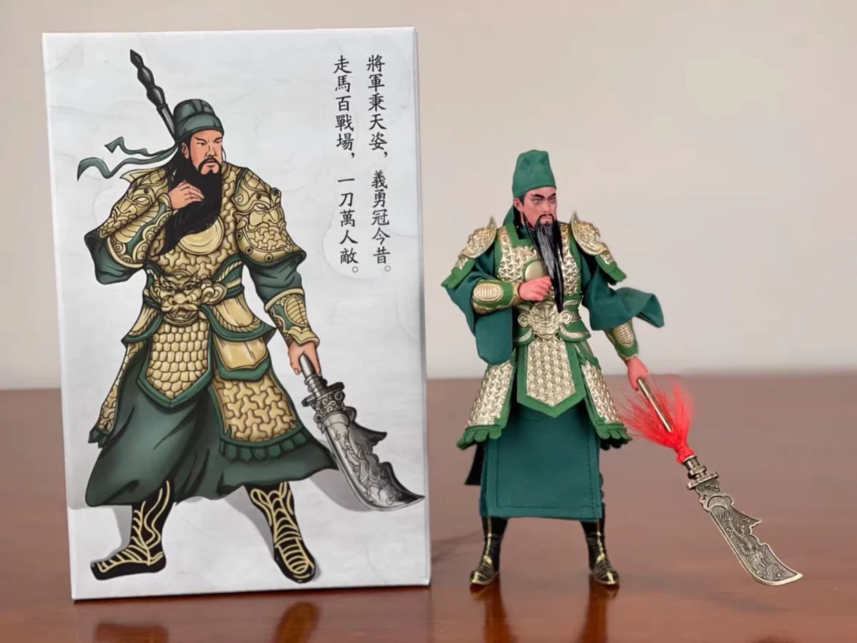 

1/12 Male Model 6" Guan Yu Romance of the Three Kingdoms Action Figure Doll Toy for Collection Fans Gift