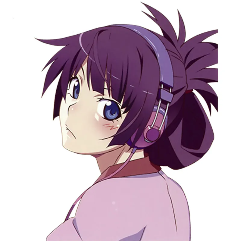 

Наклейки для украшения автомобиля, японское аниме, коллекция Monogatari, сексуальная красота, дрифт, гоночная наклейка, автомобильная наклейка, водонепроницаемая