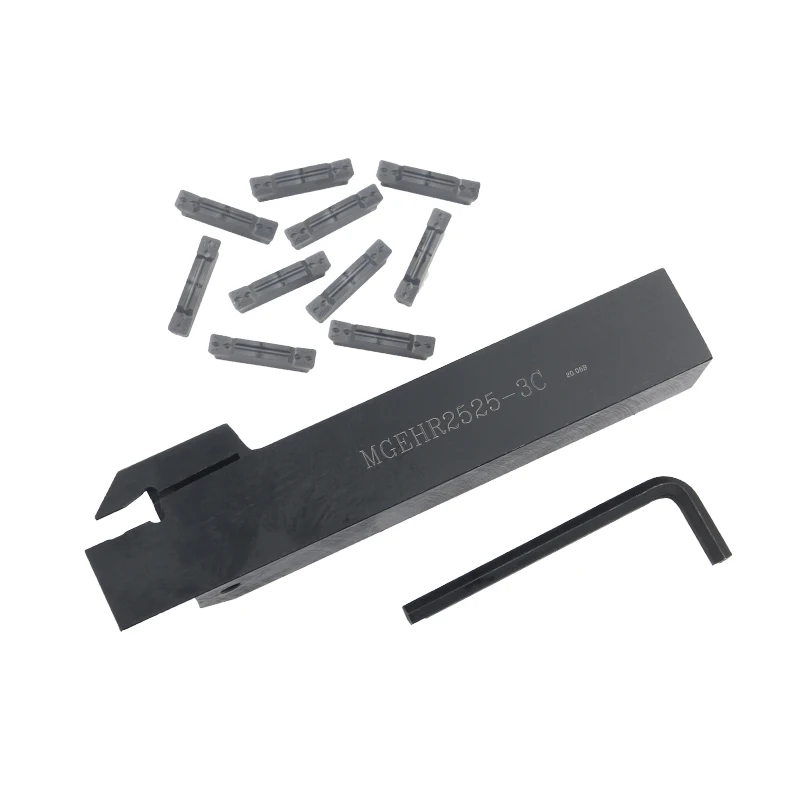 Imagem -04 - Grooving Turning Tool com Lâmina de Carboneto Cimentado Mgehr25251.5 Mgehr25252 Mgehl25254 Mgehr25255 Mgmn150 Mgmn200 Mgmn300