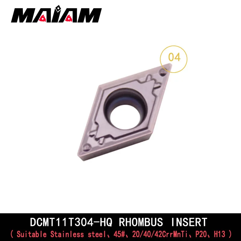 1/5/10PCS DCMT11T3 DCMT11T304 DCMT11T308 삽입 DCMT 마름모 선삭 공구 sduc sducr sducr11 선삭 공구로드 인서트 k11 dcmt11