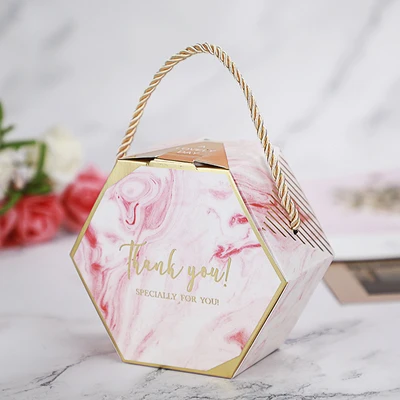 New Paper Gift Bags with Handles Candy Box Gift Packing Boxes for Wedding Favors and Gifts Box Baby Shower Party Supplies