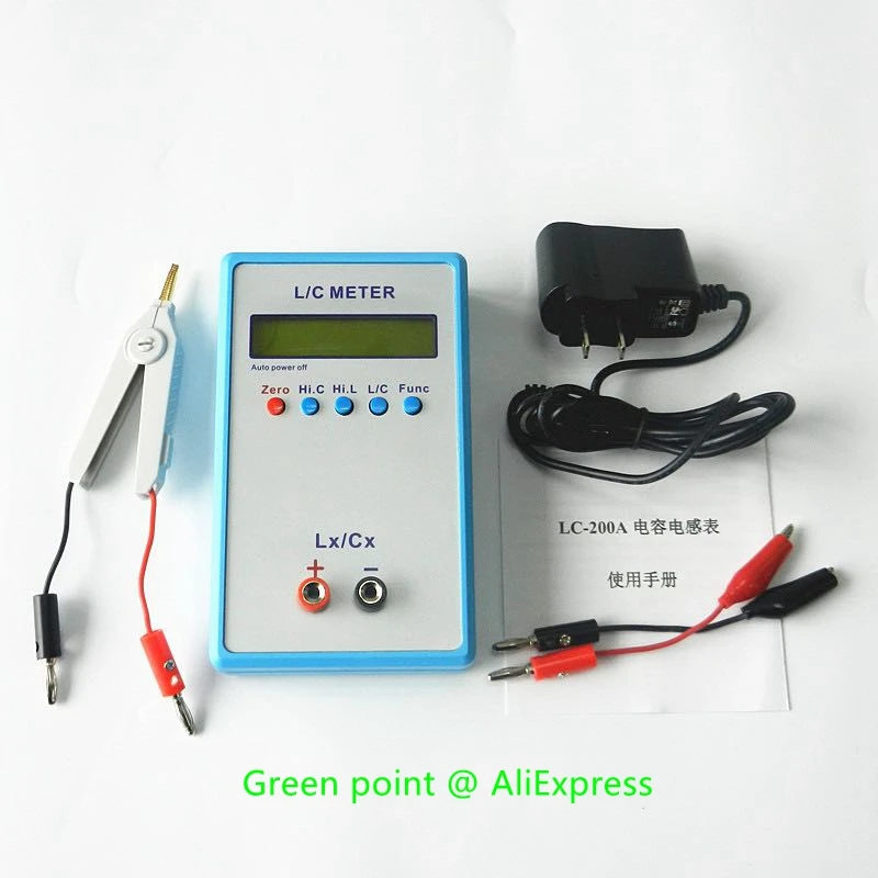 New LC-200A High Precision Digital Inductance Multimeters L/C LCR Meter Inductance Capacitance Meter Capacitance Tester Portable