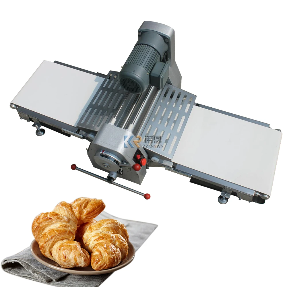 Commercial Stainless Steel Pizza Dough Sheeter Forming Machine Spring Roll Puff Pastry Making Machine