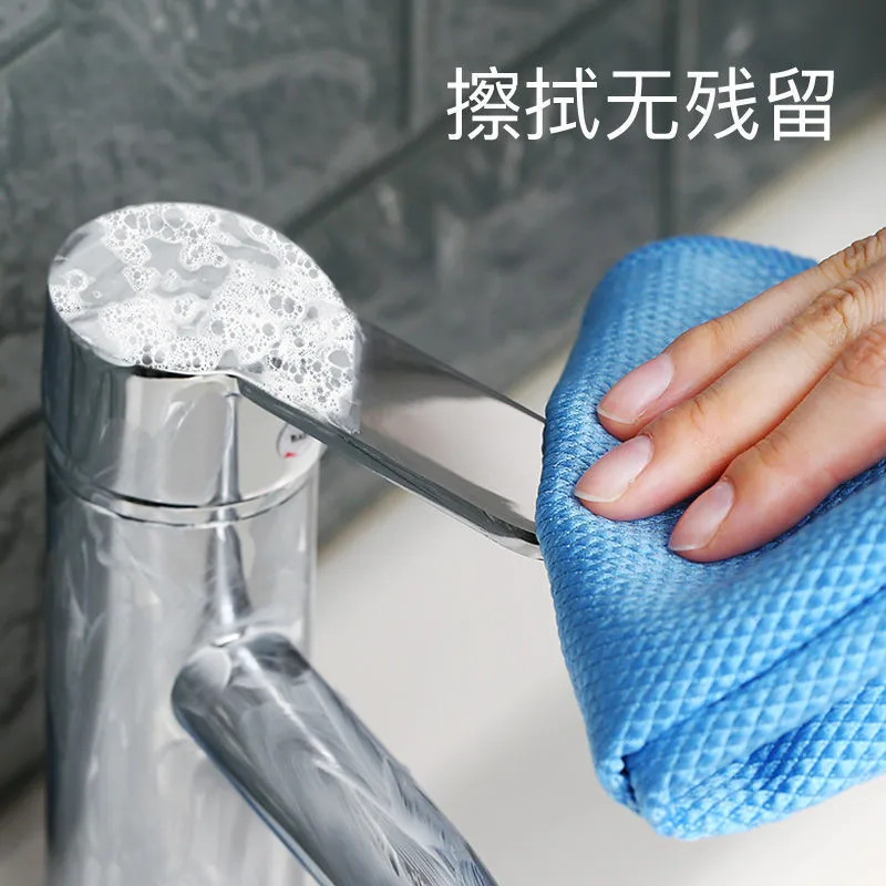 2pcs Kitchen Dish Towel No Shed Hair Cloth Household Cleaning Wiping Towel Kitchen Tool Accessories