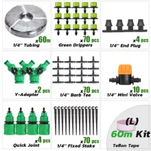 Micro Drip Irrigation System 60M #6