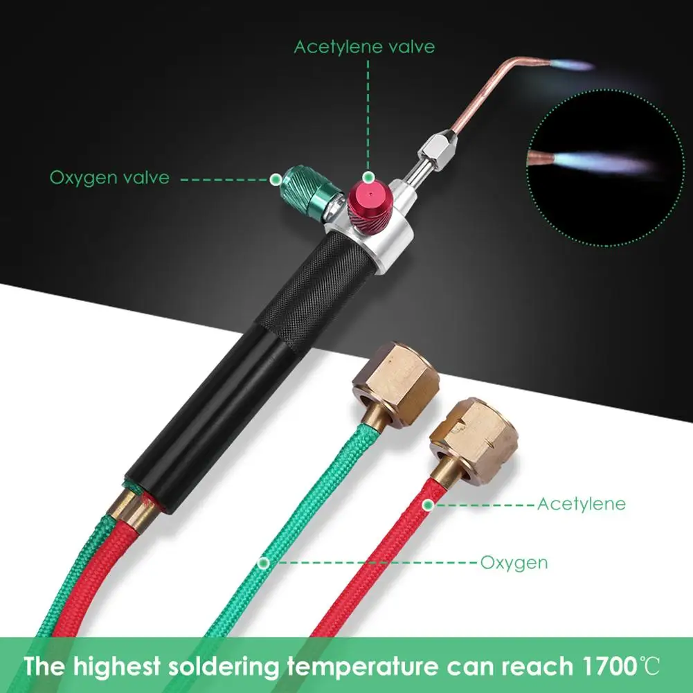 Mini Gas Little ไฟฉายเชื่อม Soldering ชุดออกซิเจนอะเซทิลีนเชื่อมปืนโลหะแพลทินัมสแตนเลสเชื่อม Soldering เครื่องมือ