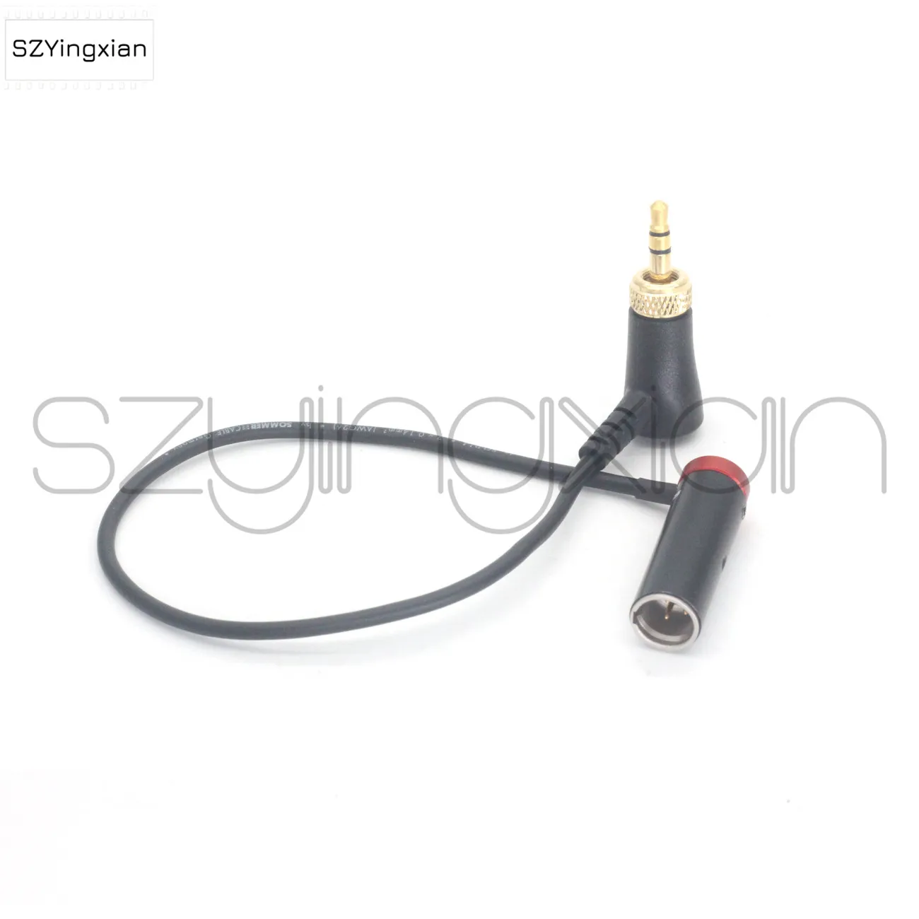 Thin Mini XLR 3-Pin  Male TA3M To 3.5mm TRS Locking Audio Cable Canon EOS-C70 To Sennheiser EK-100 G4/G3 Rodelink