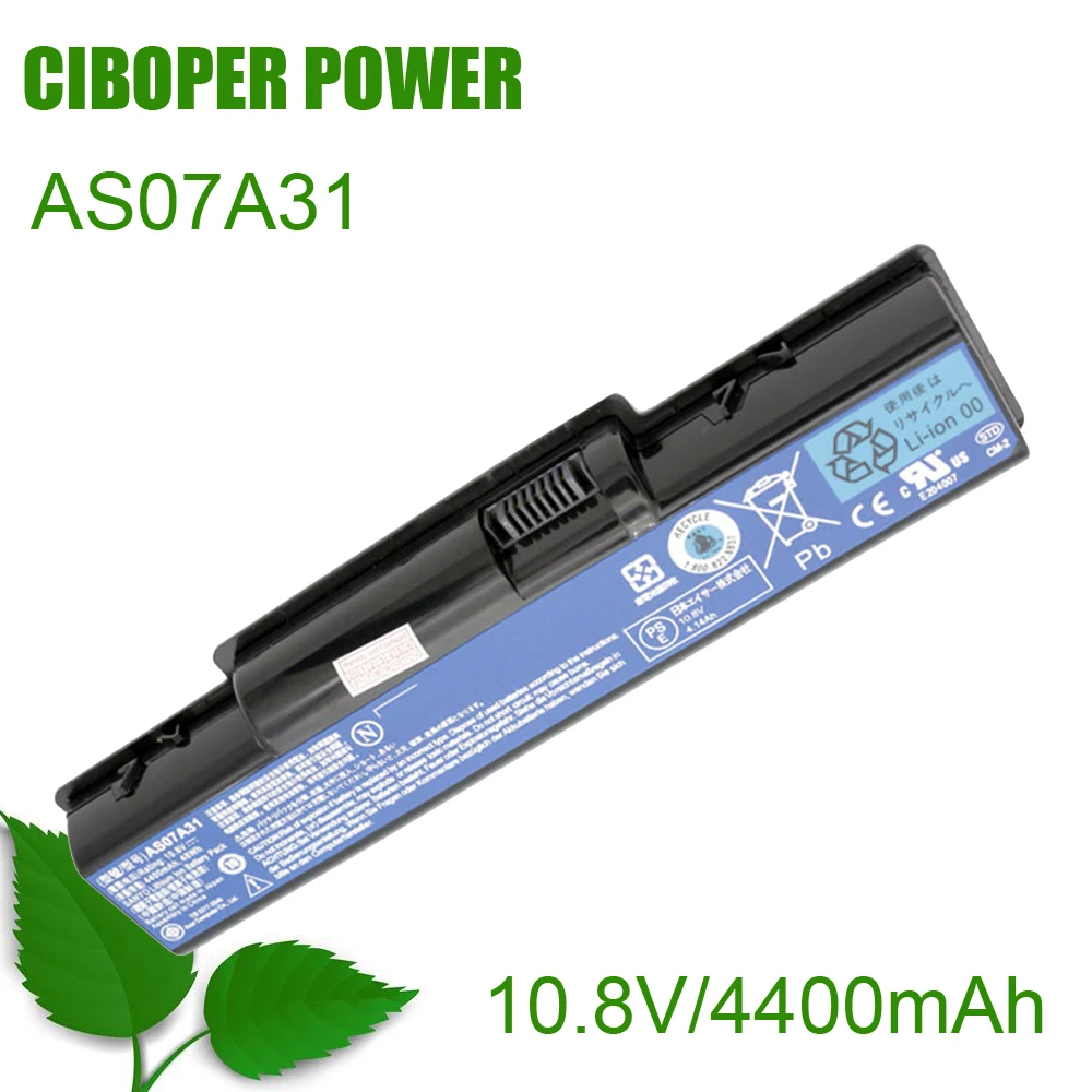 

CP Laptop Battery AS07A31 10.8V 4400mAh For 2930G 4710G 4720G 4720ZG 4930G 5740G AS07A41 AS07A32 AS07A71 AS07A51 AS07A42