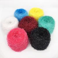COOMAMUU New Glitter Acrylic Yarn for Hand Knitting 100G/Skein Eyelash Thread