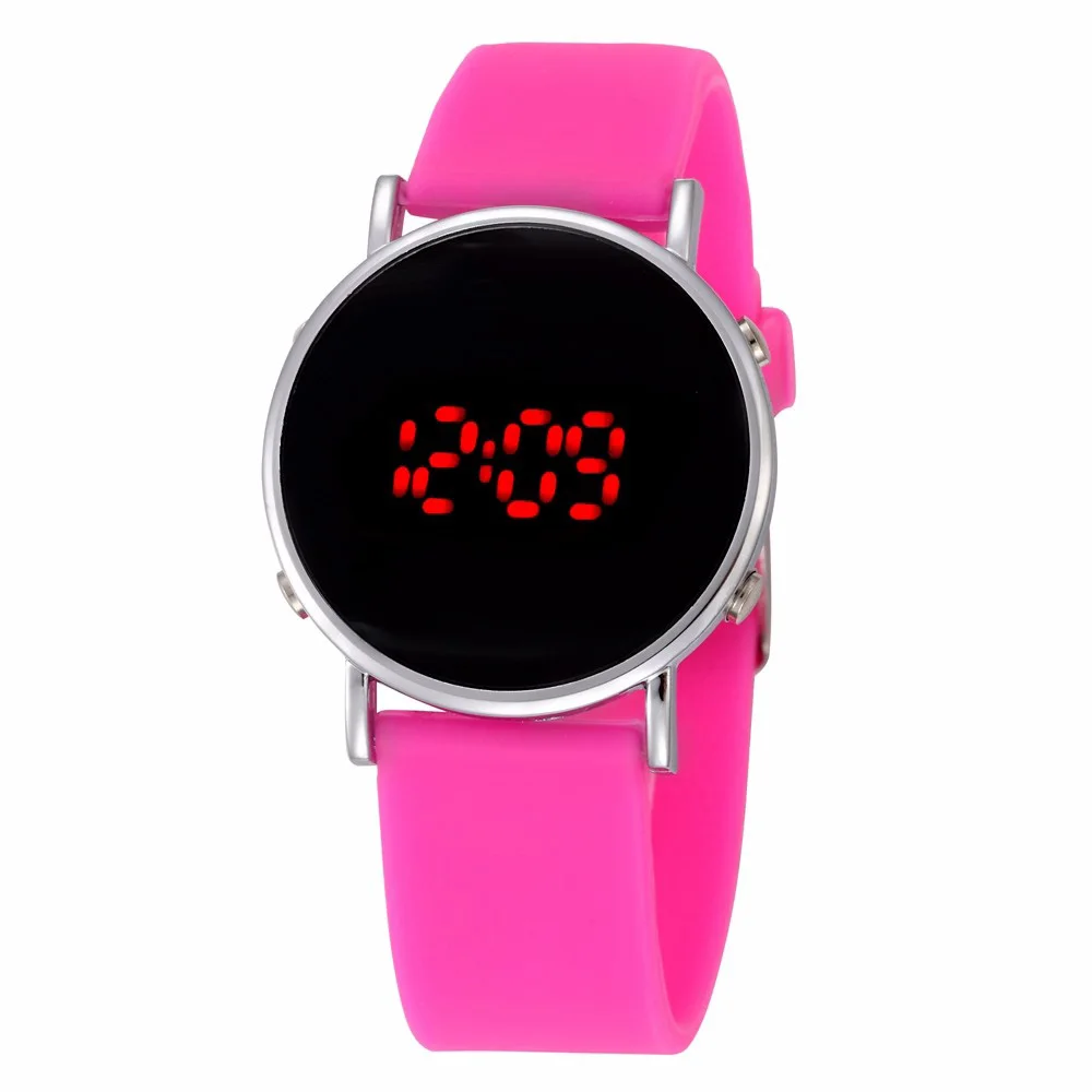 

New Production Children Watches Fashion Led Digital Electronic Children Sports Watches Silicone Watches Kids Girls Watches Clock