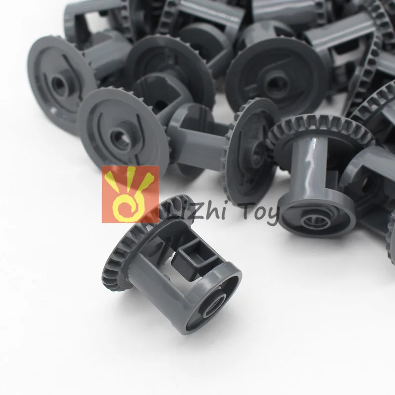 MOC Blocks Technology Parts 62821b Gear Differential 28 Bevel Teeth Educational Toys Bulk Mechanical Building Block DIY Creative