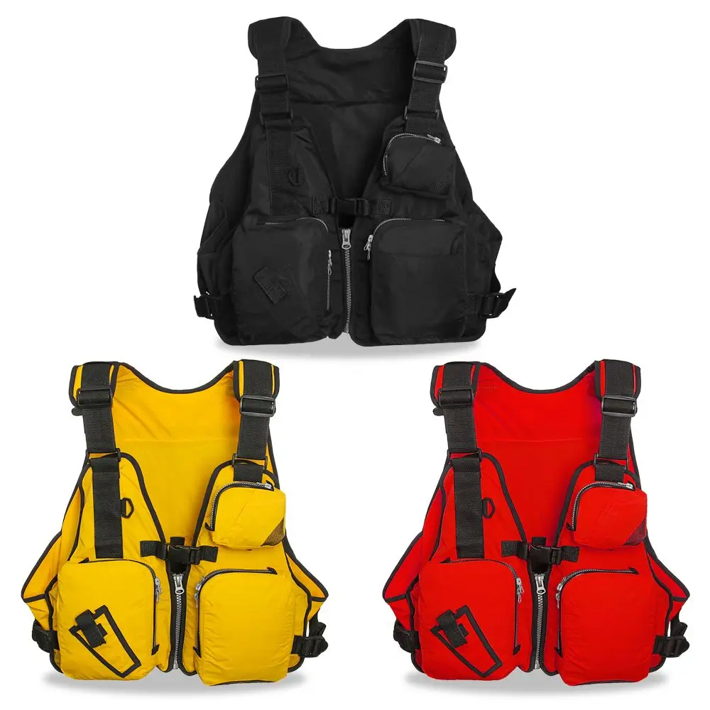 New Fashion Boating Reflective Surfing Fishing Life Jacket Lifesaving Vest Adjustable Water Sports