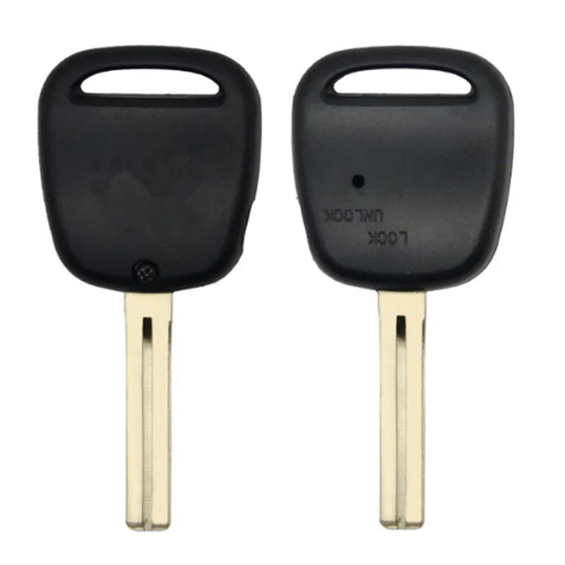 

DAKATU 10 шт. Сменные 1/2 кнопки с отверстиями по бокам крышки, чехол для дистанционного управления, пустой брелок для ключа автомобиля Toy48 с коротким лезвием для корпуса ключа Toyota