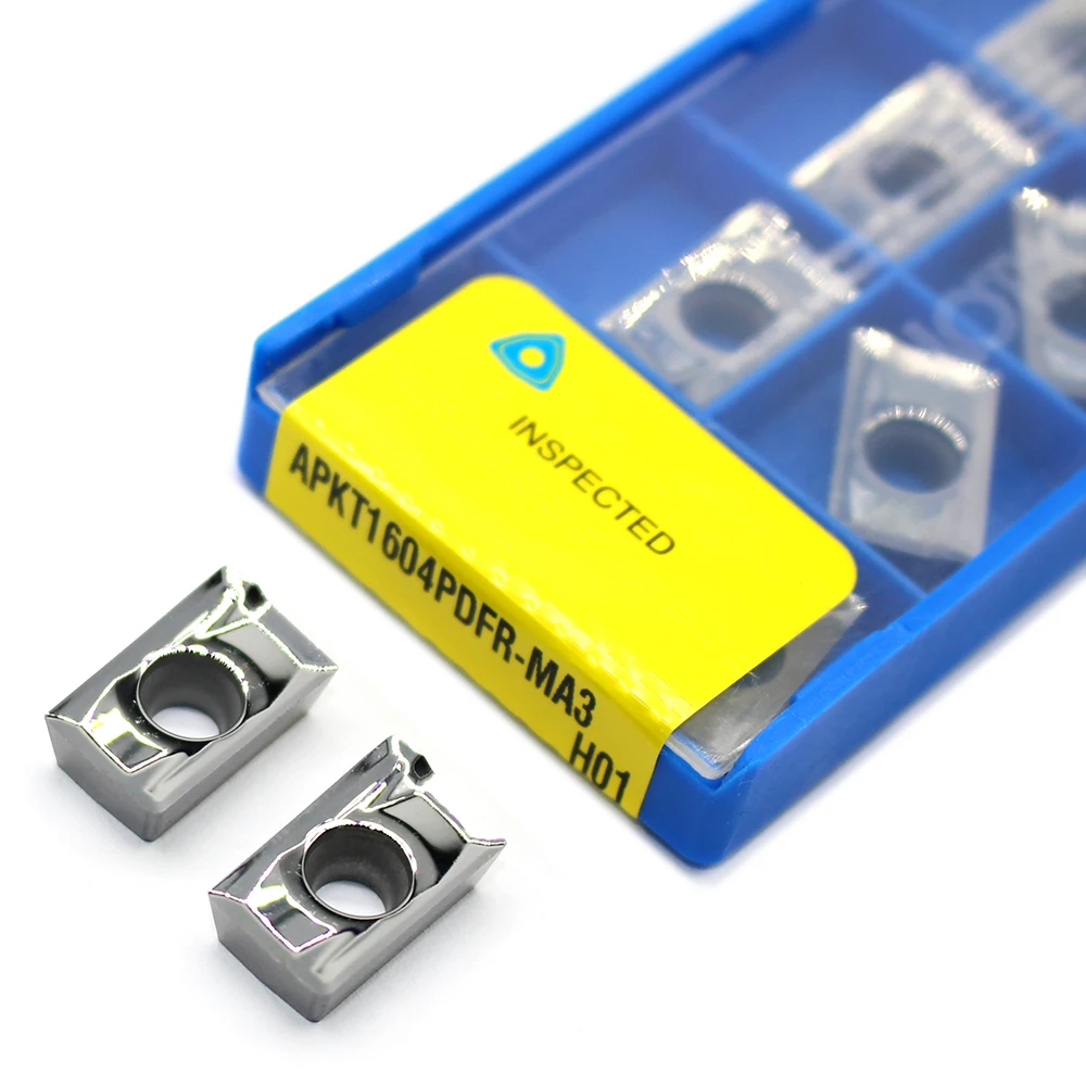 

APKT1604 PDFR MA3 H01 100% оригинальная обработка лезвия из алюминиевого сплава APKT 1604 алюминиевые вставки токарный резец инструменты токарный инструмент