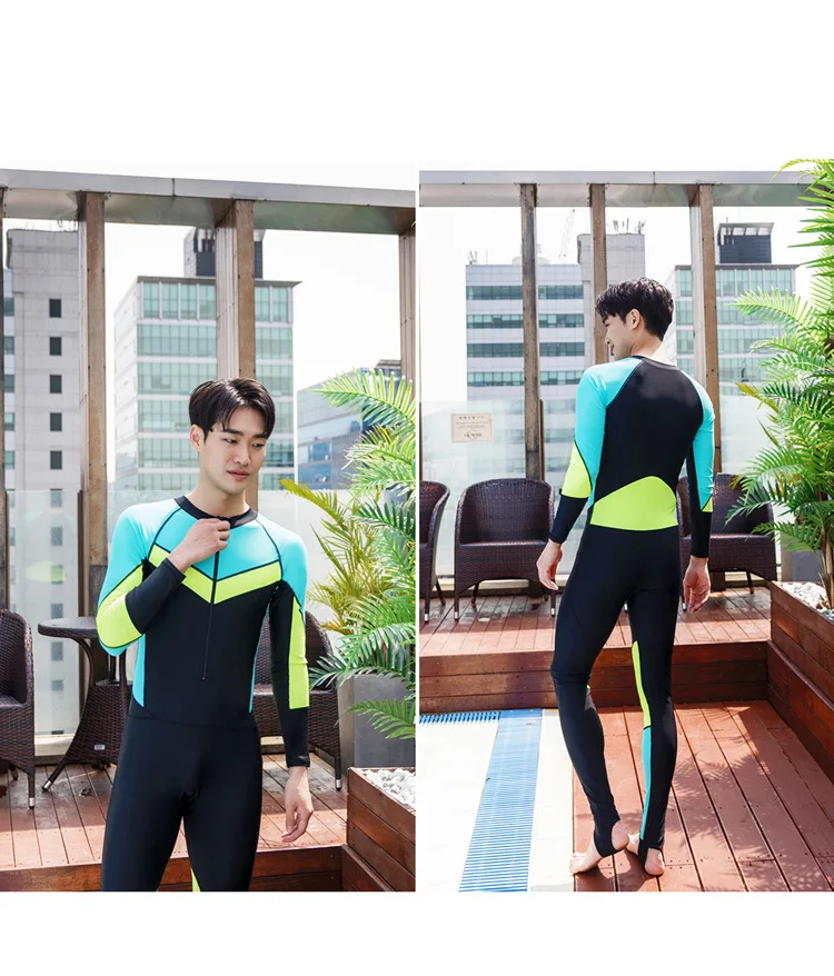 Women Men Full Body Rash Guard Wetsuit Swimsuit Water Sports Long Sleeve Sun Protection Bathing Beach Yoga Running Rash Guards