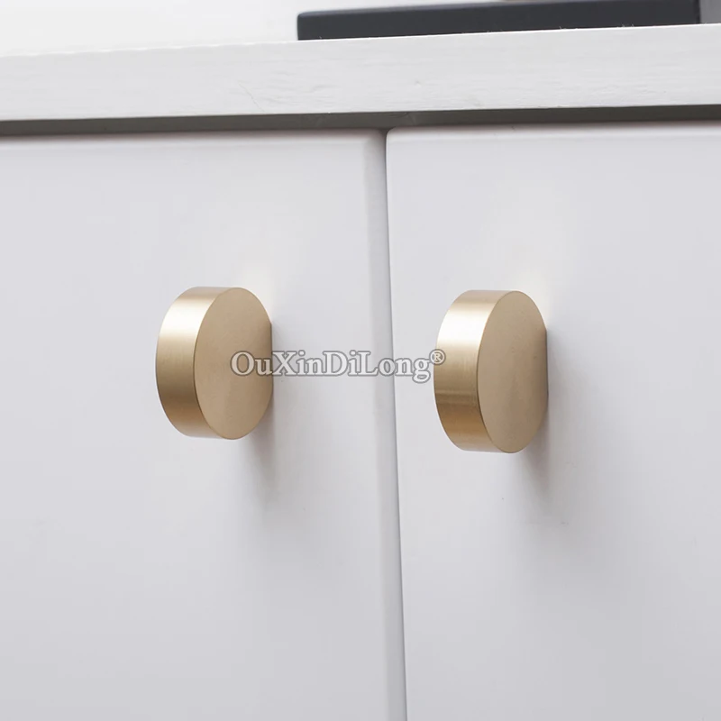 Luxury 20PCS European Solid Brass Cabinet Door Handles Cupboard Wardrobe Drawer Kitchen Wine Cabinet Pulls Handles & Knobs