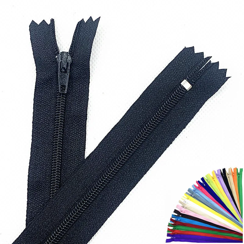 

50Pcs 3# 30Cm (12 Inches) Closed Nylon Coil Zipper Tailor Sewing Process Are Available Zippers Bulk (20 Colors)