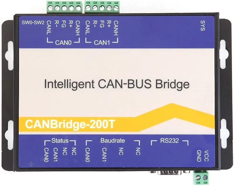 Canbridge-200t High Speed Intelligent Can Bridge (can Repeater and Can Gateway)