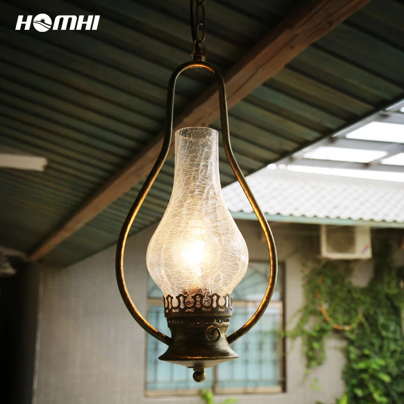 

Southeast Asia ring lamps Thailand Malaysia vintage Home decor lighting Vietnam metal industrial American village Loft Lamp