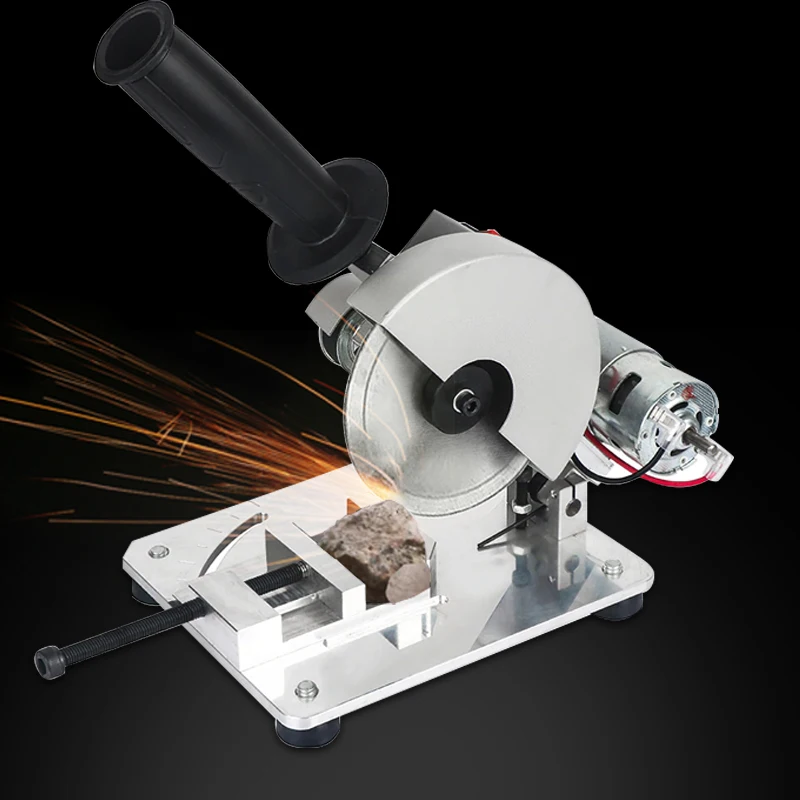 DIY Micro Cutting Machine Woodworking Mini-Table Type Metal Cutting Machine Electric Circular Saw Cutting Aluminum Machine