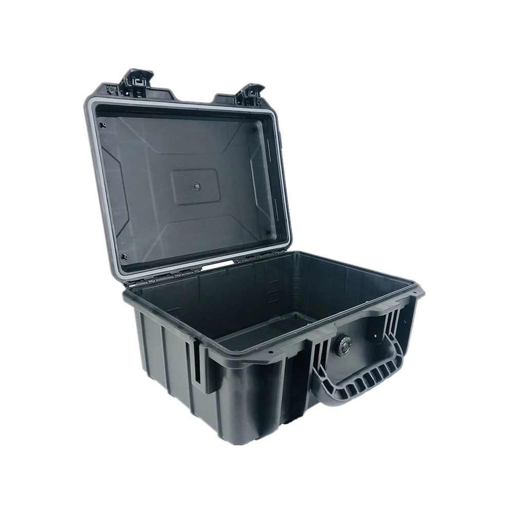 Hard waterproof plastic cameras case with dividers inside 350*250*160 mm