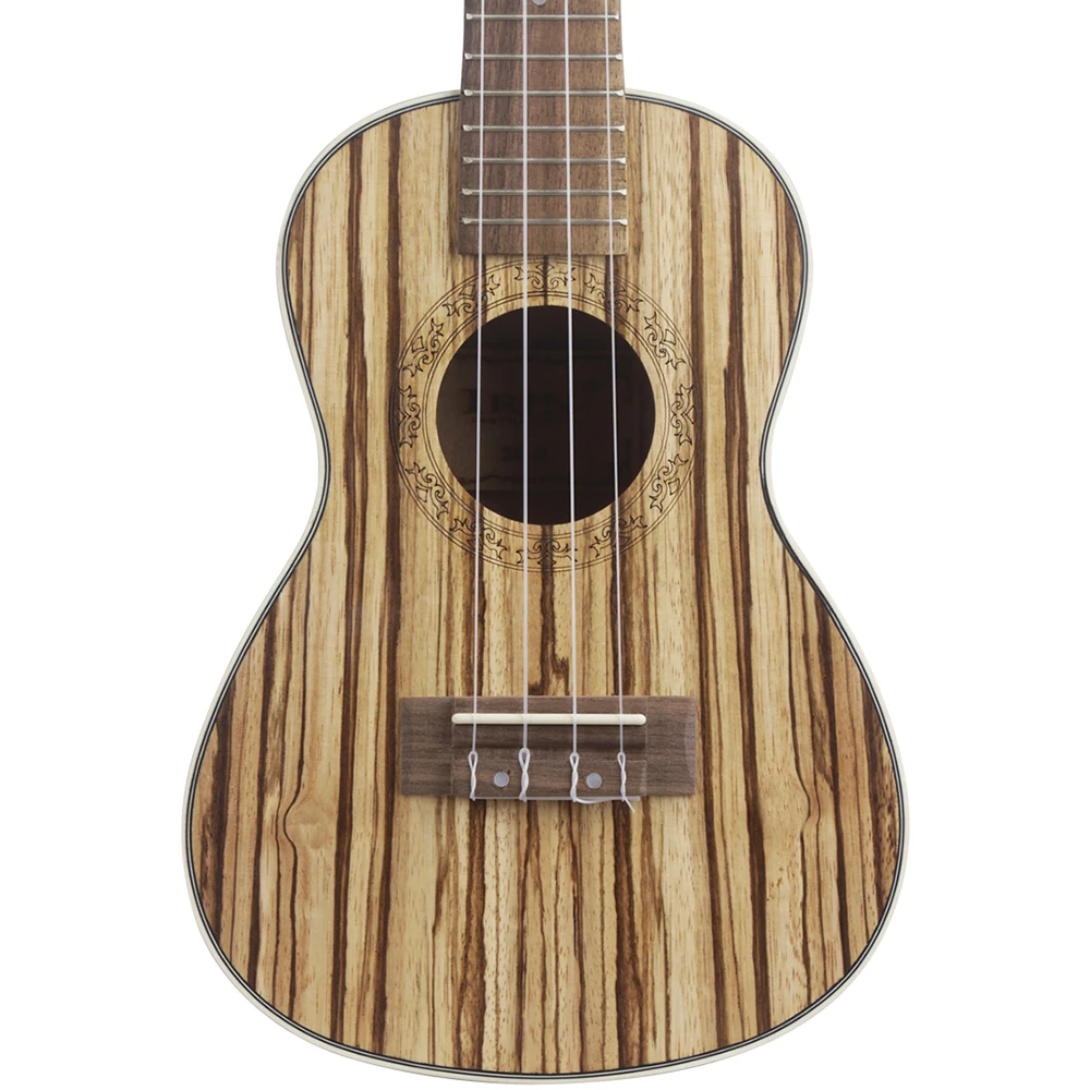 IRIN 23/26 Inch Ukulele 4 Strings Hawaiian Guitar Zebra Wood Soprano Ukulele Beginner Kids Musical Instrument Mini Guitarra