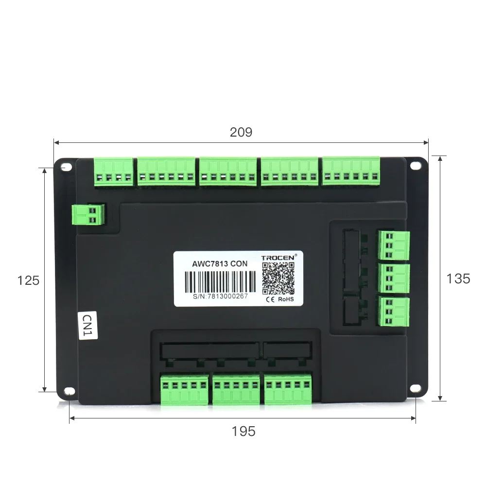 Trocen AWC708S Co2 Laser Controller Systeem Voor Co2 Lasergravure Snijmachine Vervangen AWC708C Lite Ruida Leetro