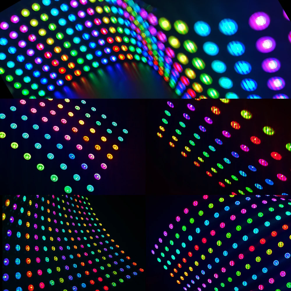 DC5V WS2812B RGB LED Panel Light Individually Addressable Pixels Digital Module Matrix Flexible Screen WS2812 IC 8x8 16x16 8x32