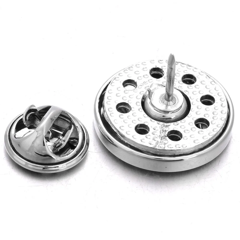 New Snap Jewelry Trendy Snap Charm Brooch Fit 18mm Metal Charms Button Snaps DIY Jewelry Fitting ZI041