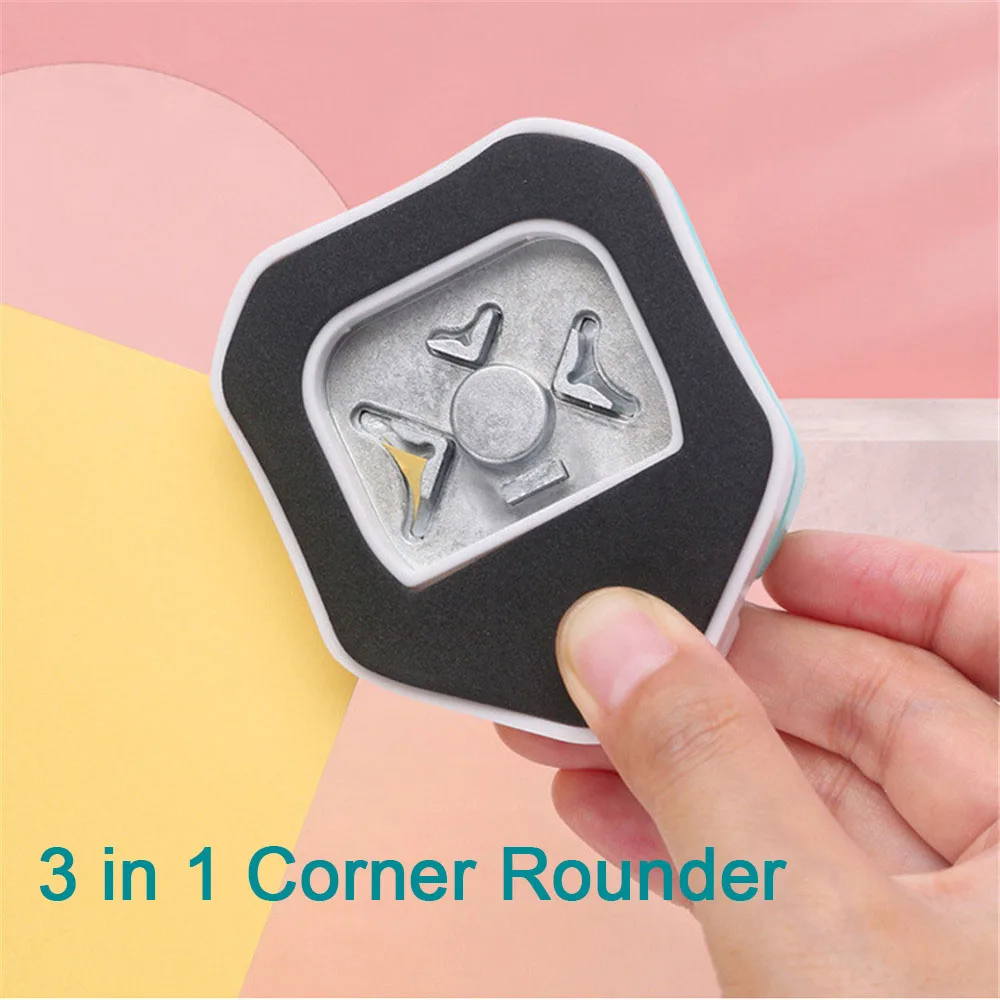3 In1 Kunststoff Karte Rounder Punch R4/R7/R10mm Ecke Mini Ecke Trimmer Ecke Trimmer DIY Papier Cutter karte Scrapbooking Punch