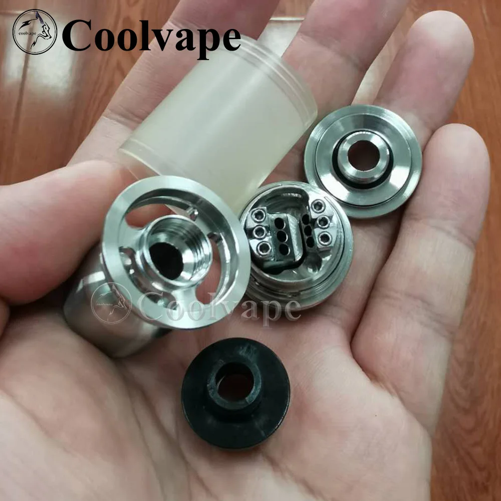 wolfcoolvape TAIFUN GT4S RTA GTIV S RTA 23mm mtl dl rta atomizer vape 3.5ml vaporizer vs taifun gtr rta THC Tauren Max RDTA
