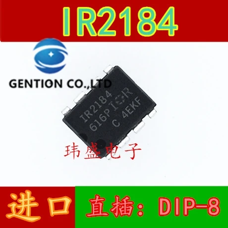 Unidades de puente IRS2184 IR2184PBF IR2184 DIP-8, en stock, 100%, nuevo y original, 10 Uds.