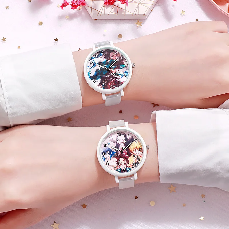 New Demon Slayer watch Kimetsu No Yaiba Anime Figure Children Cartoon watch For Kids Boys Girls Gifts Toys No   Box