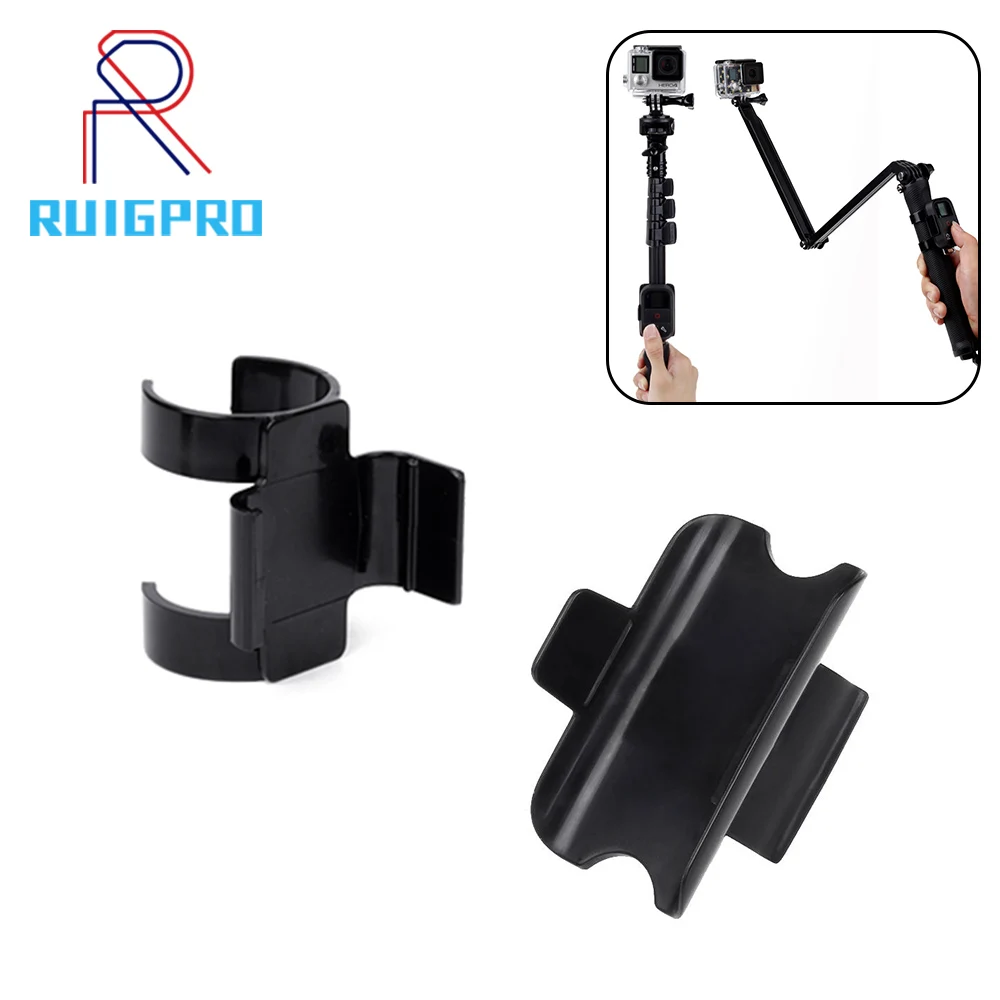 RuigPro Camera Wifi Remote Controller Holder Buckle For Gopro 5/6/7/8/9/10 Remote Holder Selfe Stick Wifi Remote Clip Mount Lock