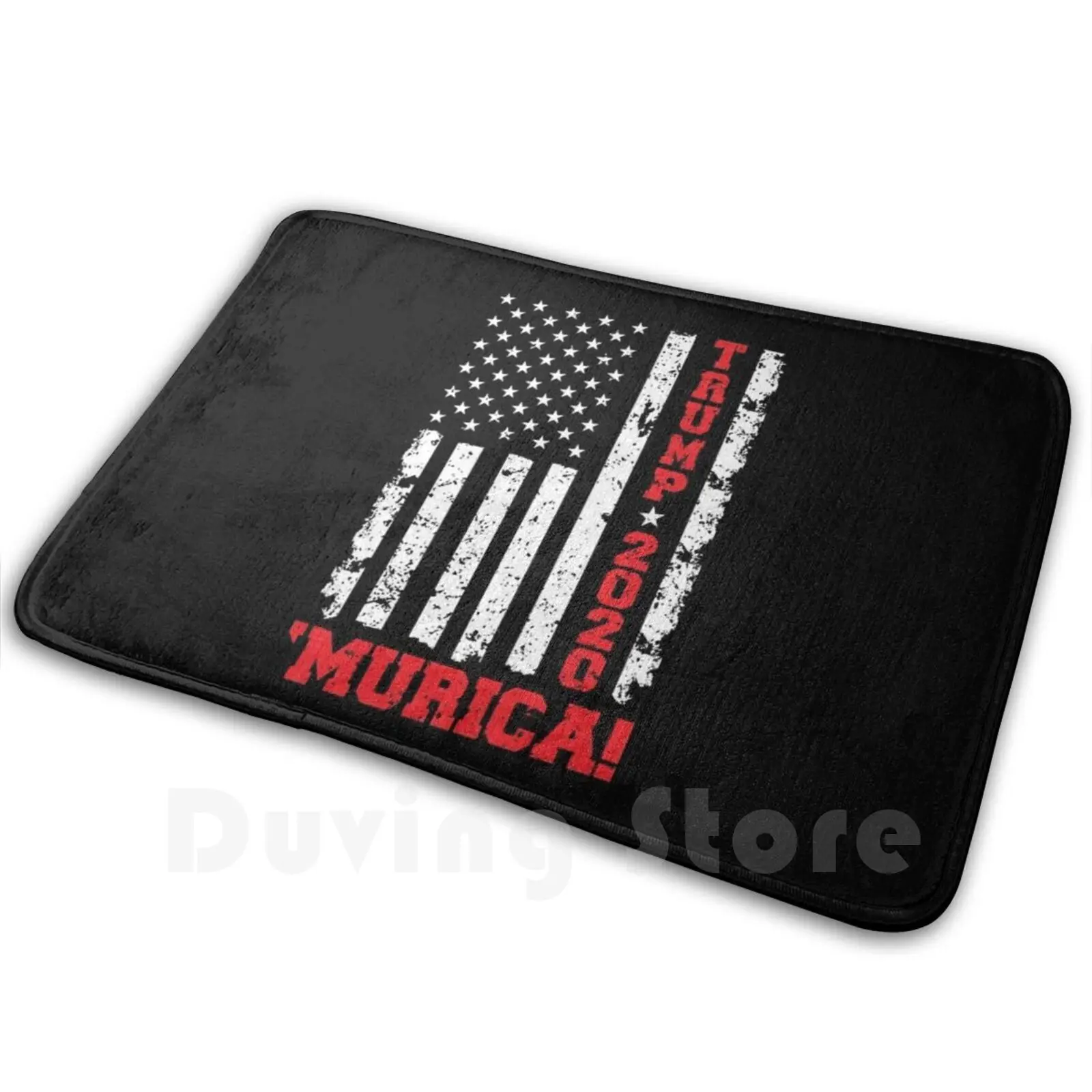 Funny | Murica Trump 2020 Adult Humor Graphic Novelty Sarcastic Tee Carpet Mat Rug Cushion Soft Non-Slip Funny