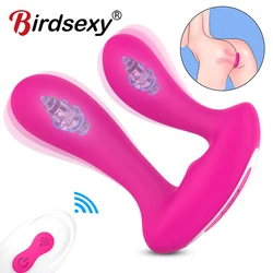 3 in1 Invisible Wear Panties Vibrator For Couples 9 Mode Powerful G Spot Vagina Anus Perineum Stimulation Sex Toy For Women Shop