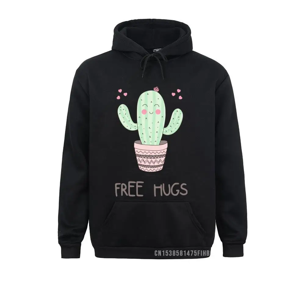 

Free Hugs Cactus Funny Cute Sarcastic Hoodie Retro Moto Biker Hoodies Winter Sweatshirts For Men Gift Sportswears